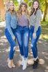Wrap V Neck Waffle Sweater
